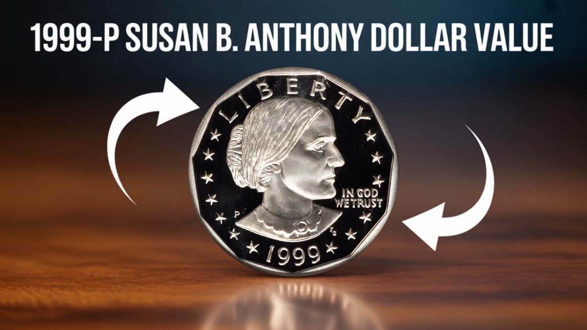 1999-P Susan B. Anthony Dollar Value