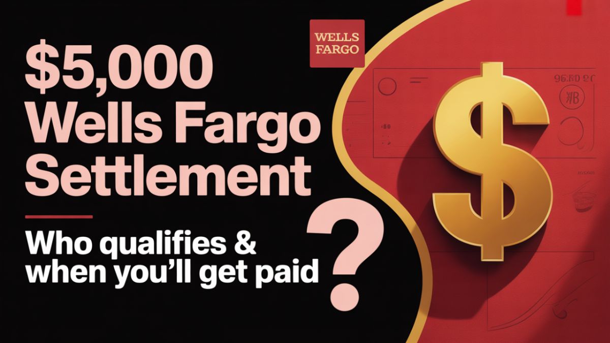 $5,000 Wells Fargo Settlement Confirmed